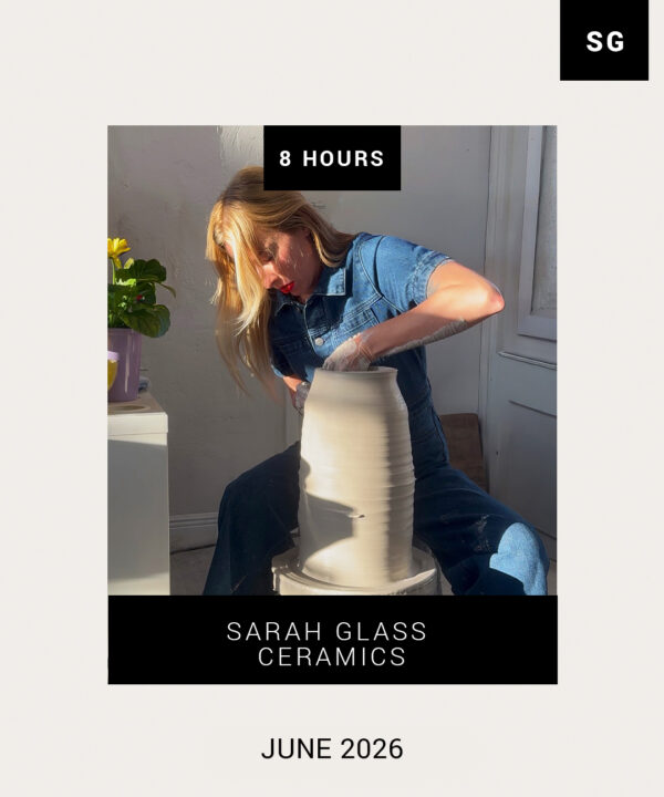 Sarah Glass Ceramics - Wheel Throwing Intensive